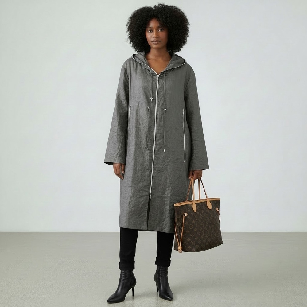 Danish Design Oversized 100% Linen Parka